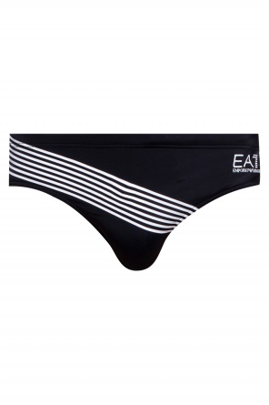 Logo-printed swimming briefs, zdjęcie 1 Logo-printed swimming briefs od EA7 Emporio Armani